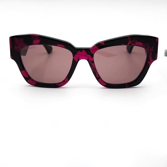 NWT Gucci GG1422S-004 Havana Cat Eye 55mm Sunglasses main image 6